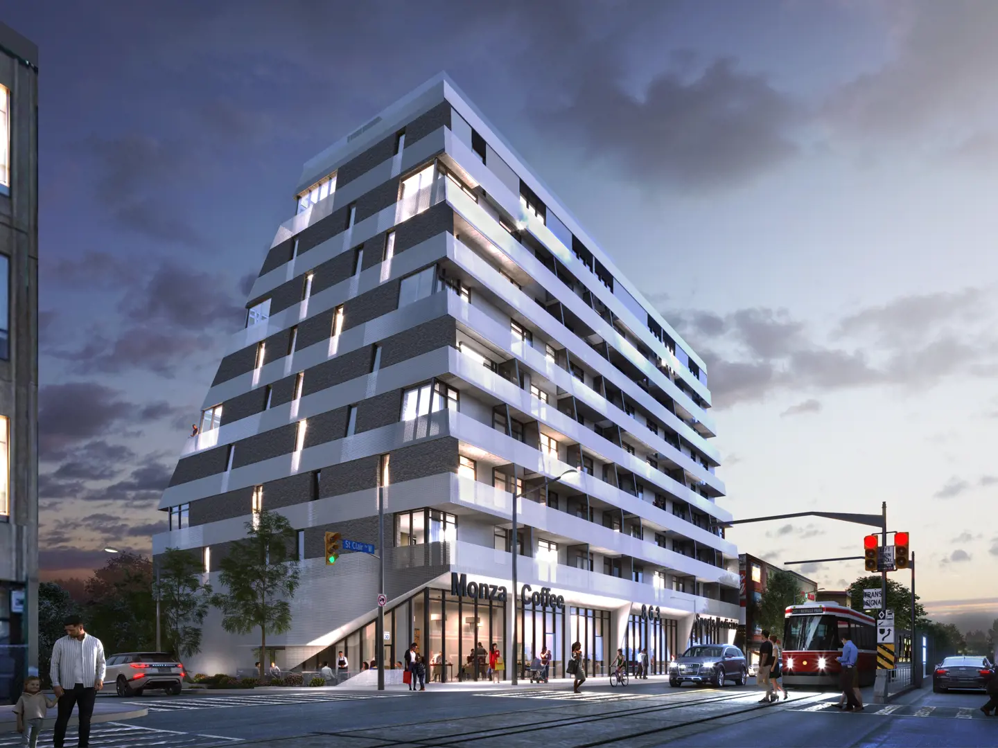 Monza Condos located at 863 Saint Clair Avenue West,  Toronto,   ON image