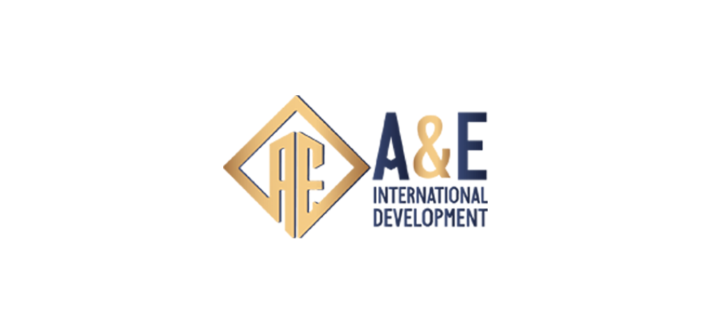 A&E International Development Ltd builder's logo