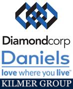 The Daniels Corporation, Diamondcorp and Kilmer Group builder's logo