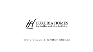 Luxuria Homes builder's logo